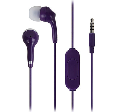 motorola earbuds 2 in ear wired earphones (purple)